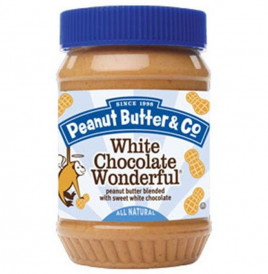 Peanut Butter & Co. White Chocolate Wonderful Peanut Butter Blended With Sweet White Chocolate  Plastic Jar  454 grams